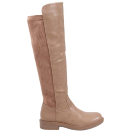 Arles Khaki Damen Reitstiefel beige