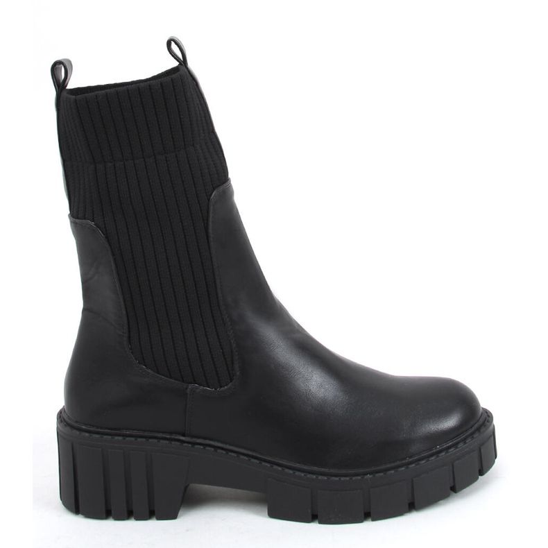 Chelsea Boots Sockenobermaterial Anne Black schwarz