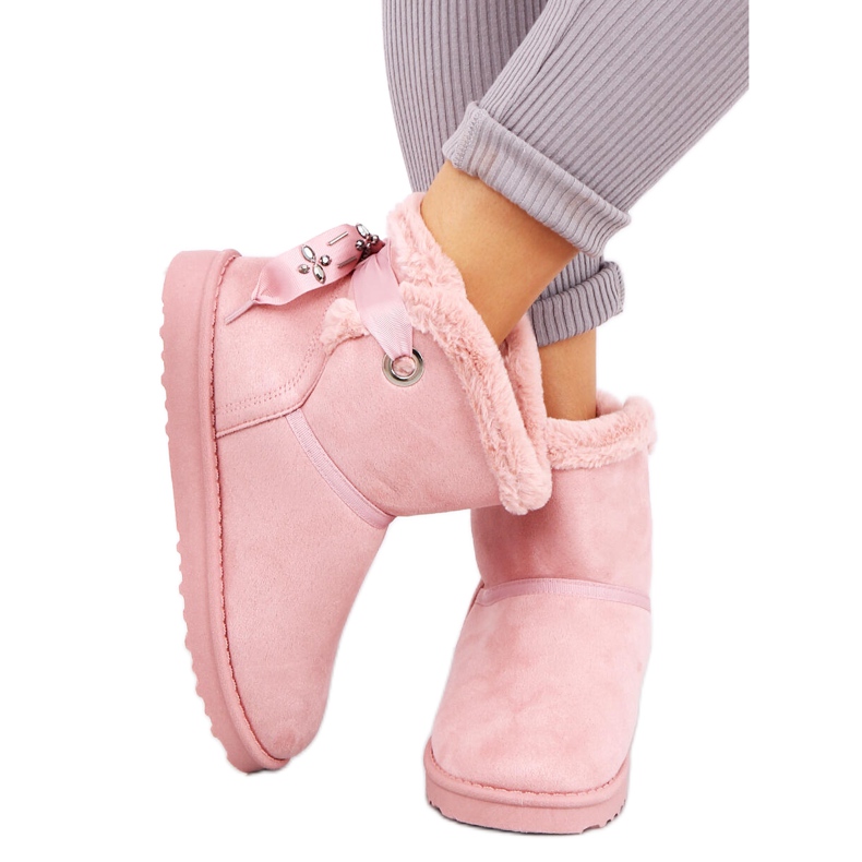 Emusy Silki Pink Schneestiefel rosa