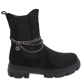 Chelsea-Boots mit hohem Schaft Hilde Black schwarz
