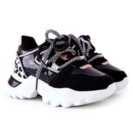 FR1 Kinder Sportschuhe Sneakers Schwarz Rommie mehrfarbig