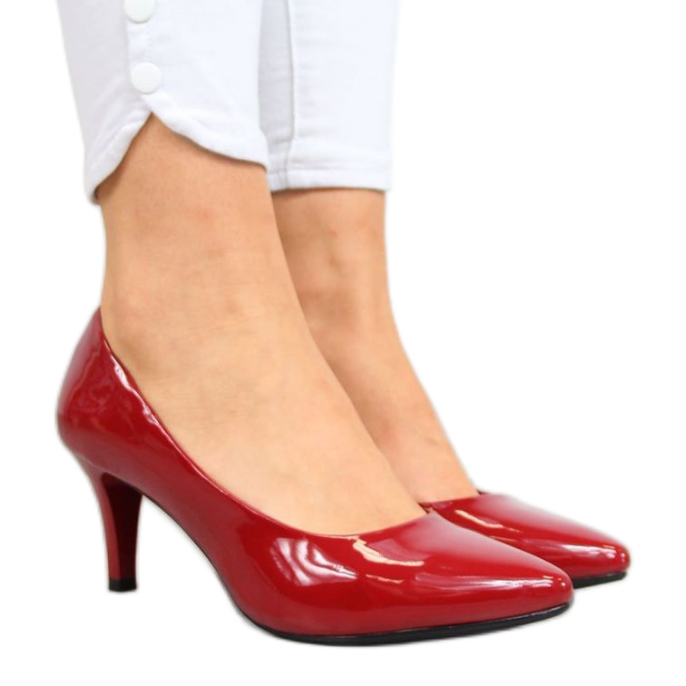 Pumps lackiert Sergio Leone W SK149B rot
