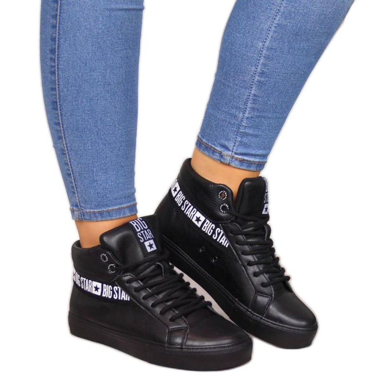 High-Top-Sneaker Big Star W EE274355 schwarz