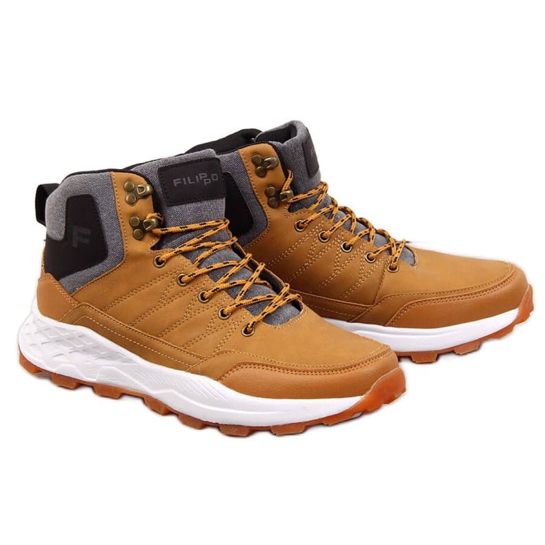 Filippo M PAW295B Kamel-Wanderschuhe braun