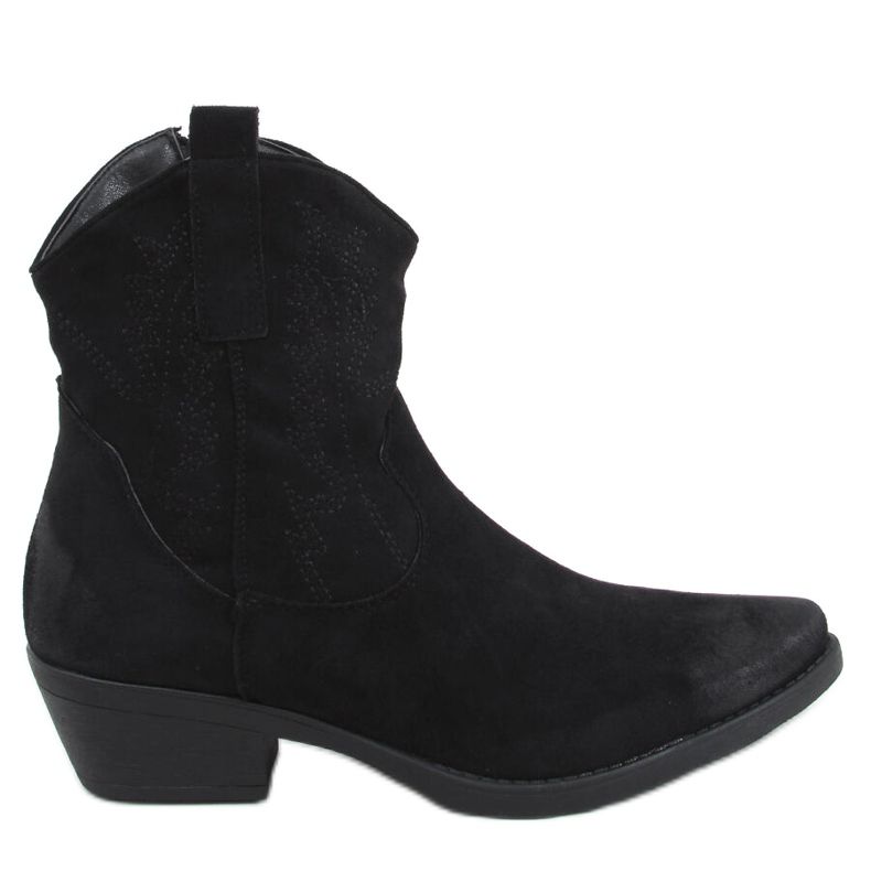 Besta Schwarz Damen Cowboystiefel