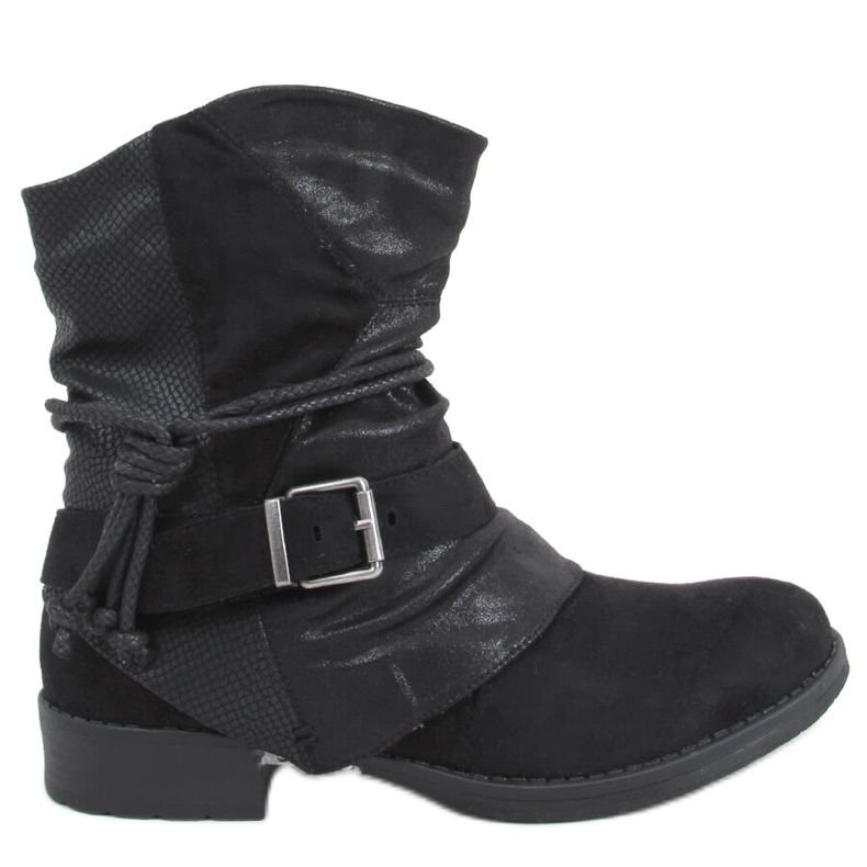 Medo Schwarze Militärstiefel