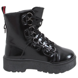 Hean Negro Schnürstiefel schwarz