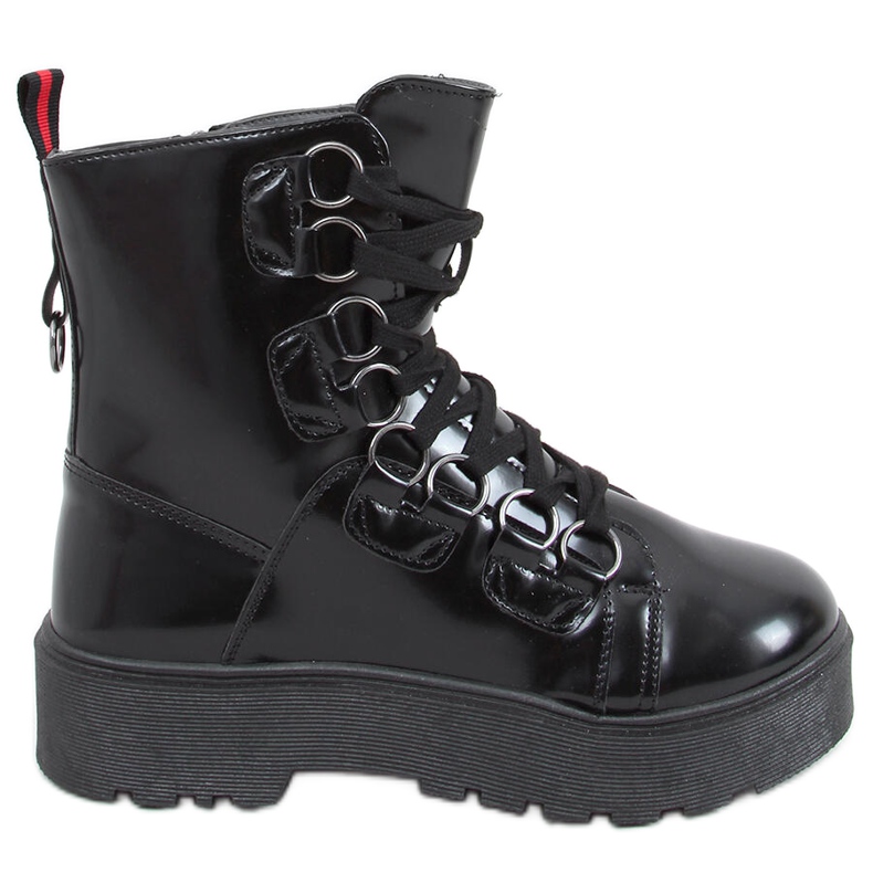 Hean Negro Schnürstiefel schwarz