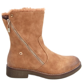 Double Camel 2-in-1-Stiefel braun