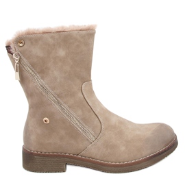 2-in-1-Stiefel in Double Khaki
