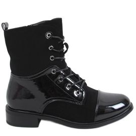 Lackstiefel Nina Schwarz