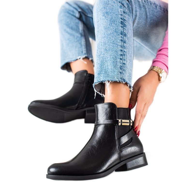 W. Potocki Elegante schwarze Potocki-Stiefel