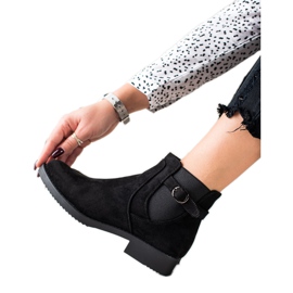 J. Star Klassische warme Stiefel schwarz