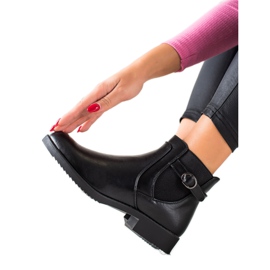 J. Star Klassische warme Stiefel schwarz