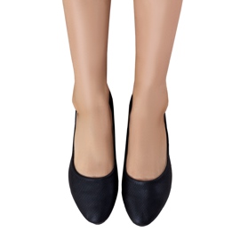 Schwarze Ballerinas aus Öko-Wildleder von Silma