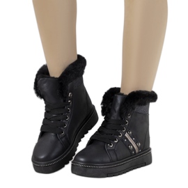 Bernal schwarze Wintersneaker