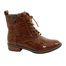 DASZYŃSKI Lackierte Workers Knotted SA62-90 Krokomotiv braun