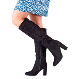 Sixth Sense Klassische Stiefel an einer Bar schwarz