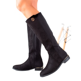 Yes Mile Stilvolle schwarze Stiefel