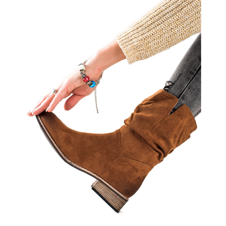 Evento Cowboystiefel aus Wildleder braun