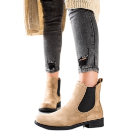TRENDI Stylische Chelsea-Boots beige
