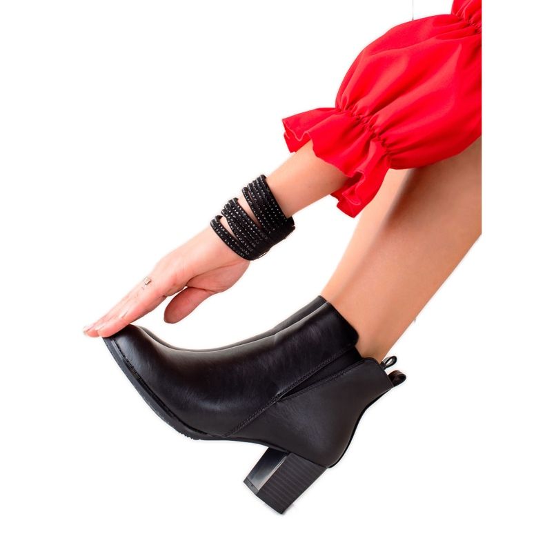 J. Star Lässige schwarze Stiefel