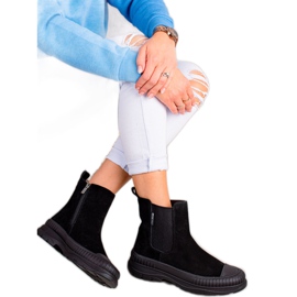 Big Star II274354 Damenstiefel schwarz