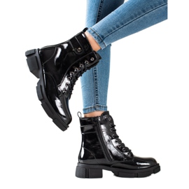 Goodin Klassische lackierte Arbeiter schwarz