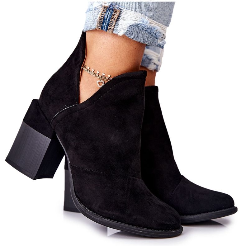 PM1 Damenstiefel mit Absatz Schwarz Meliori