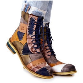 Maciejka Jodhpur-Stiefel aus buntem Leder 05095-39 mehrfarbig