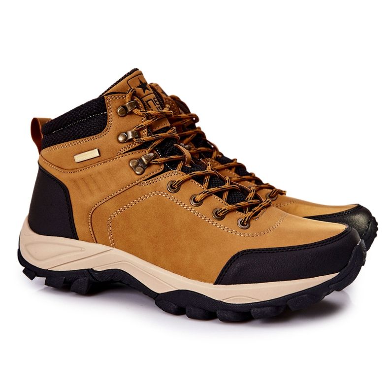 PE1 Warme Trekkingschuhe für Herren Camel Dannis braun