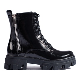 TRENDI Arbeiter mit verziertem Reißverschluss schwarz