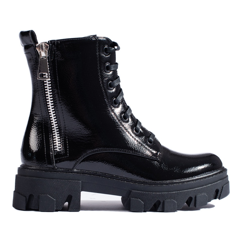 TRENDI Arbeiter mit verziertem Reißverschluss schwarz