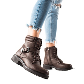 Anesia Paris Braune Arbeiter mit Schnalle