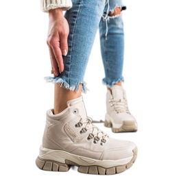 Damenstiefel Big Star II274331 beige