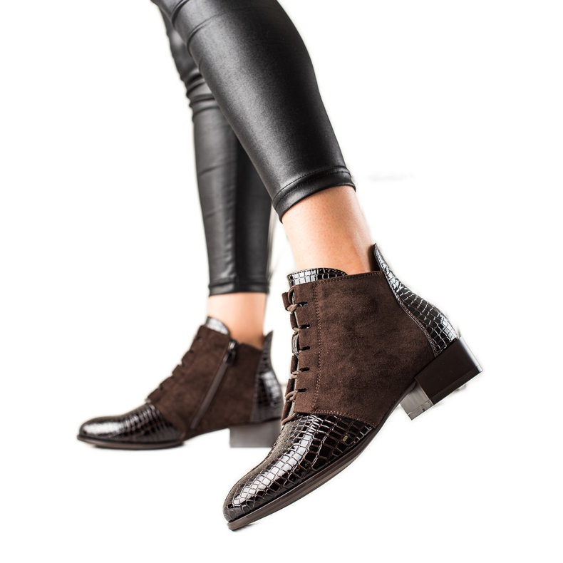 W. Potocki Elegante Potocki-Stiefel braun