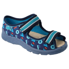 Befado Kinderschuhe 869X165 marineblau blau