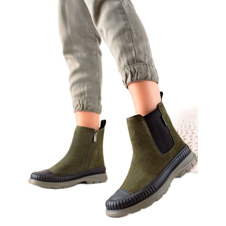 Big Star II274355 Damenstiefel grün