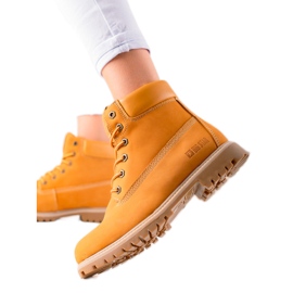 Damen Wanderschuhe Big Star II274447 braun gelb