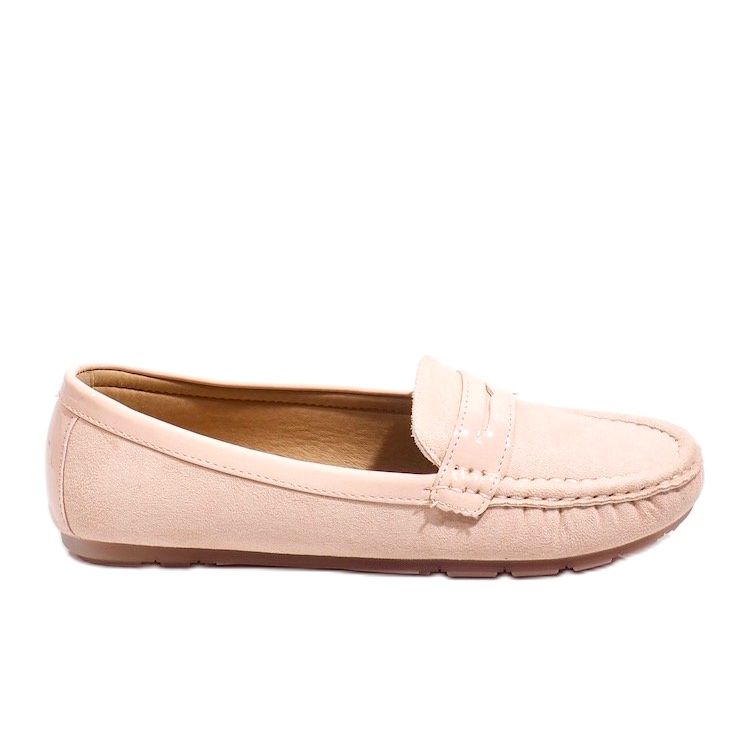 Rosa Mokassins mit Schnalle FM2958-3