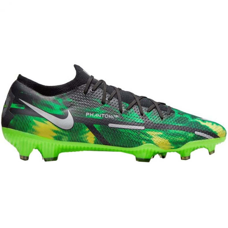 Nike Phantom GT2 Pro Fg Sw M DM0734 003 Fußballschuhe mehrfarbig grün