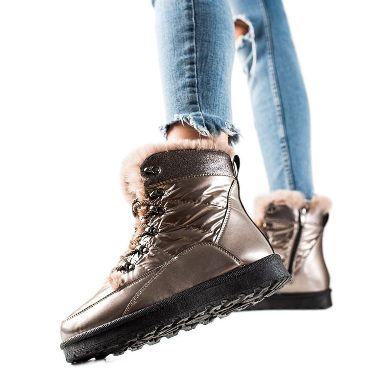 W. Potocki Warme Potocki-Schneestiefel braun