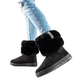 Damen Schneestiefel Big Star II274123 schwarz