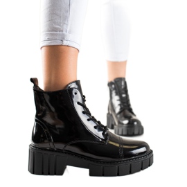 Goodin Klassische Trapperstiefel auf der Plattform schwarz