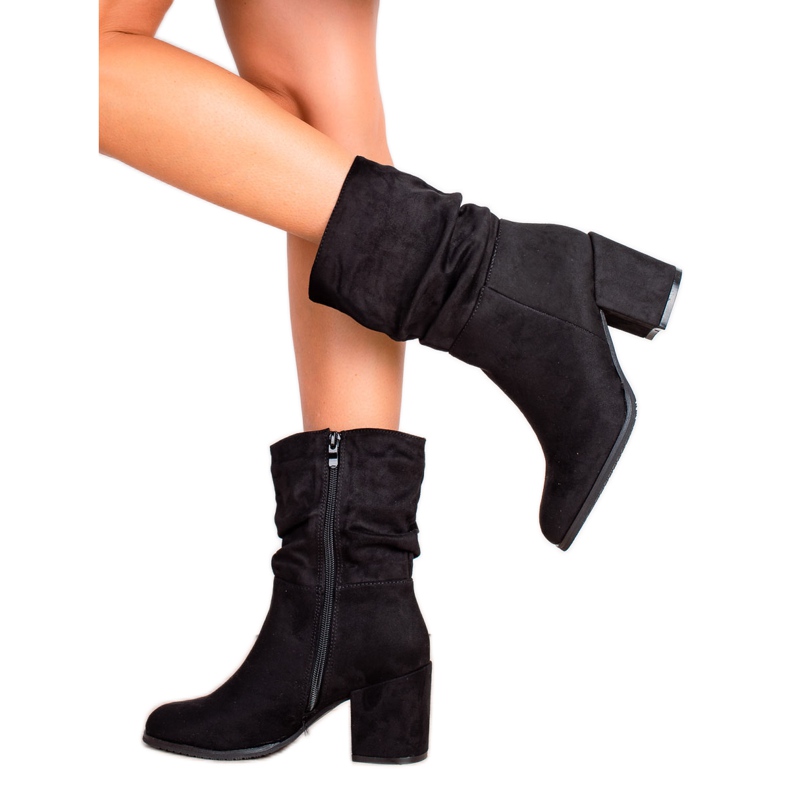 Evento Stylische hohe Stiefel schwarz