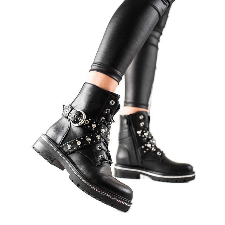 Kayla Rockarbeiter mit Jet schwarz