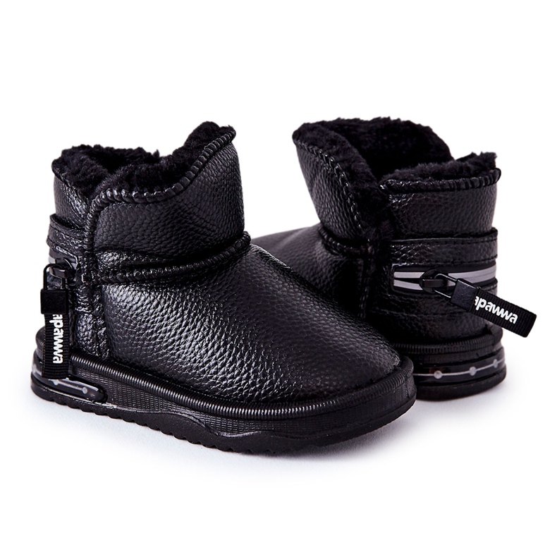 PA1 Kinder Schneestiefel Frosty in Schwarz ['schwarz']