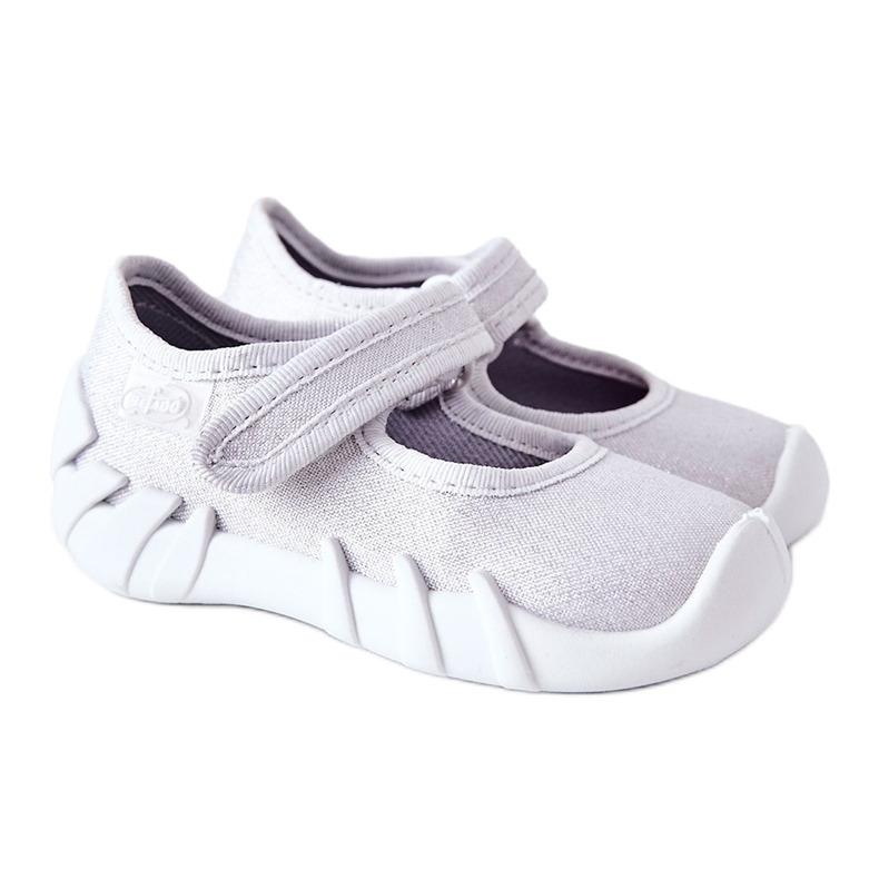 BEFADO S.A. Inblu Glänzende Hausschuhe 109P222 Silber