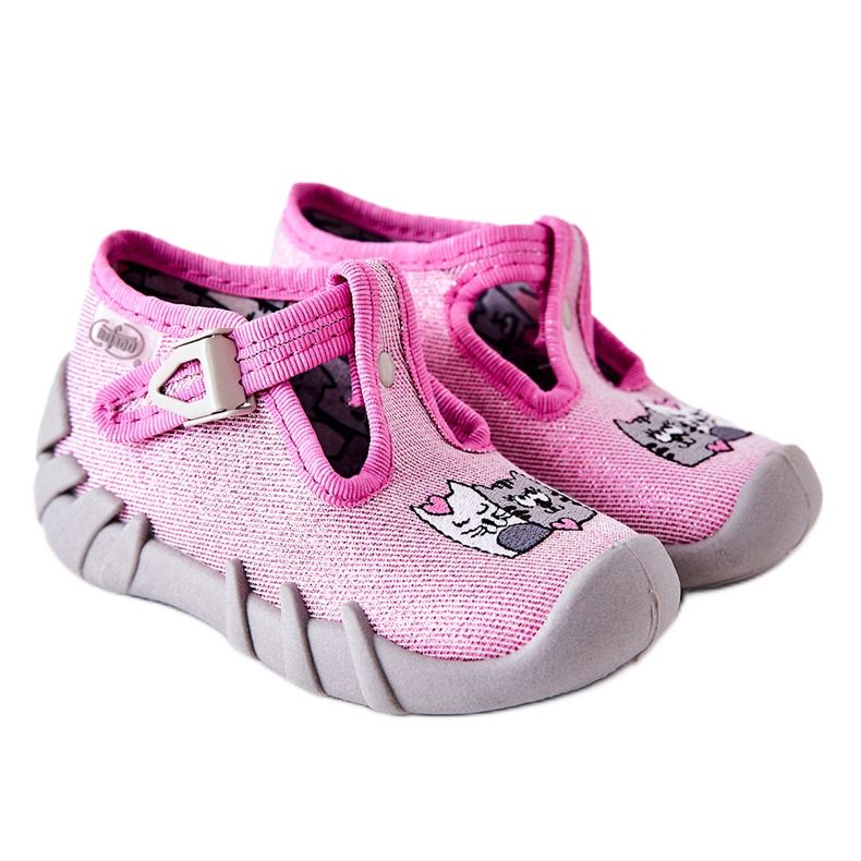 BEFADO S.A. Hausschuhe Inblu Kittens 110P436 Rosa