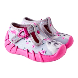 BEFADO S.A. Hausschuhe Inblu Bunny 110P425 Grau-Rosa